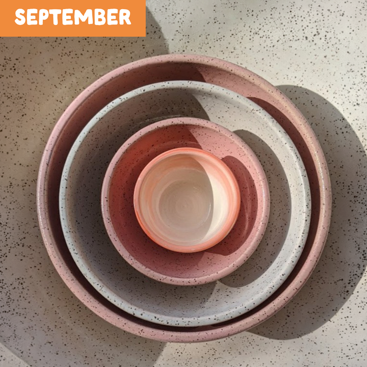 September Continuing Wheel: Throwing Larger Bowls + Sets