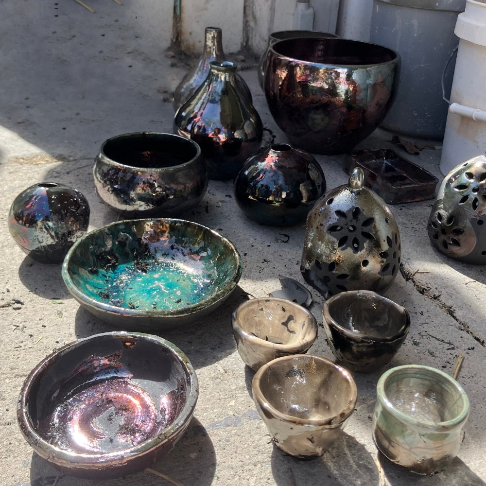 One-Day Raku Firing w/ Brett Sauve | BBQ & Costume Party
